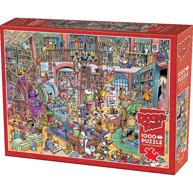 Bookshop Bedlam 1000pc puzzle
