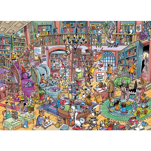 Bookshop Bedlam 1000pc puzzle