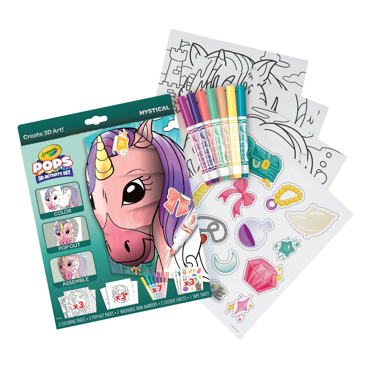 Pops 3D Activity Set Mystical