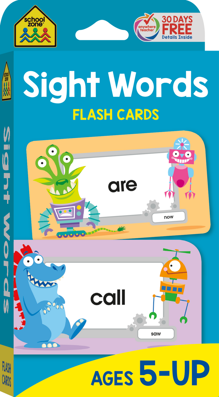 Beginning Sight Words Flashcards 5+