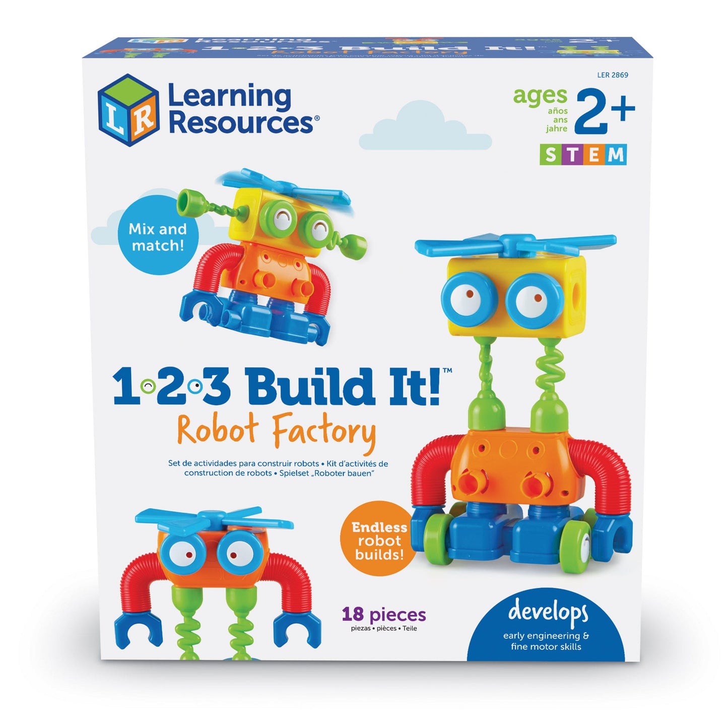 1-2-3 Build It! Robot Factory