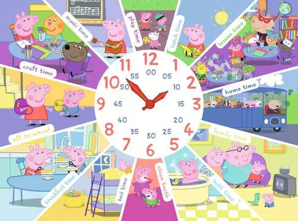 Peppa Pig Tell the Time 60pc