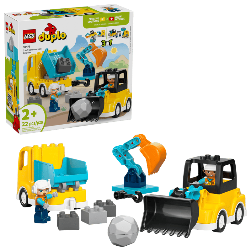 Duplo 3 in 1 Construction Vehicles