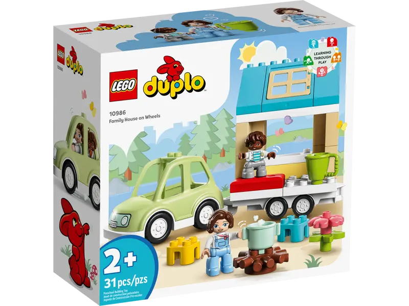 Duplo Family House on Wheels