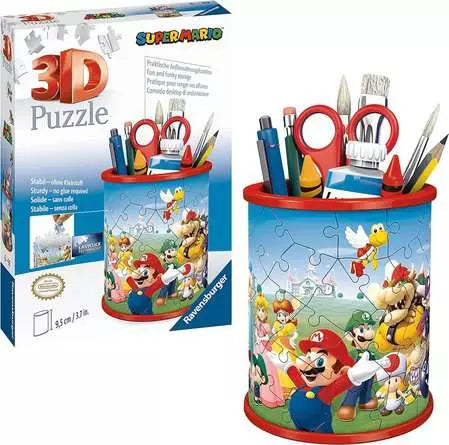 Super Mario Pencil Holder 3D 57pc