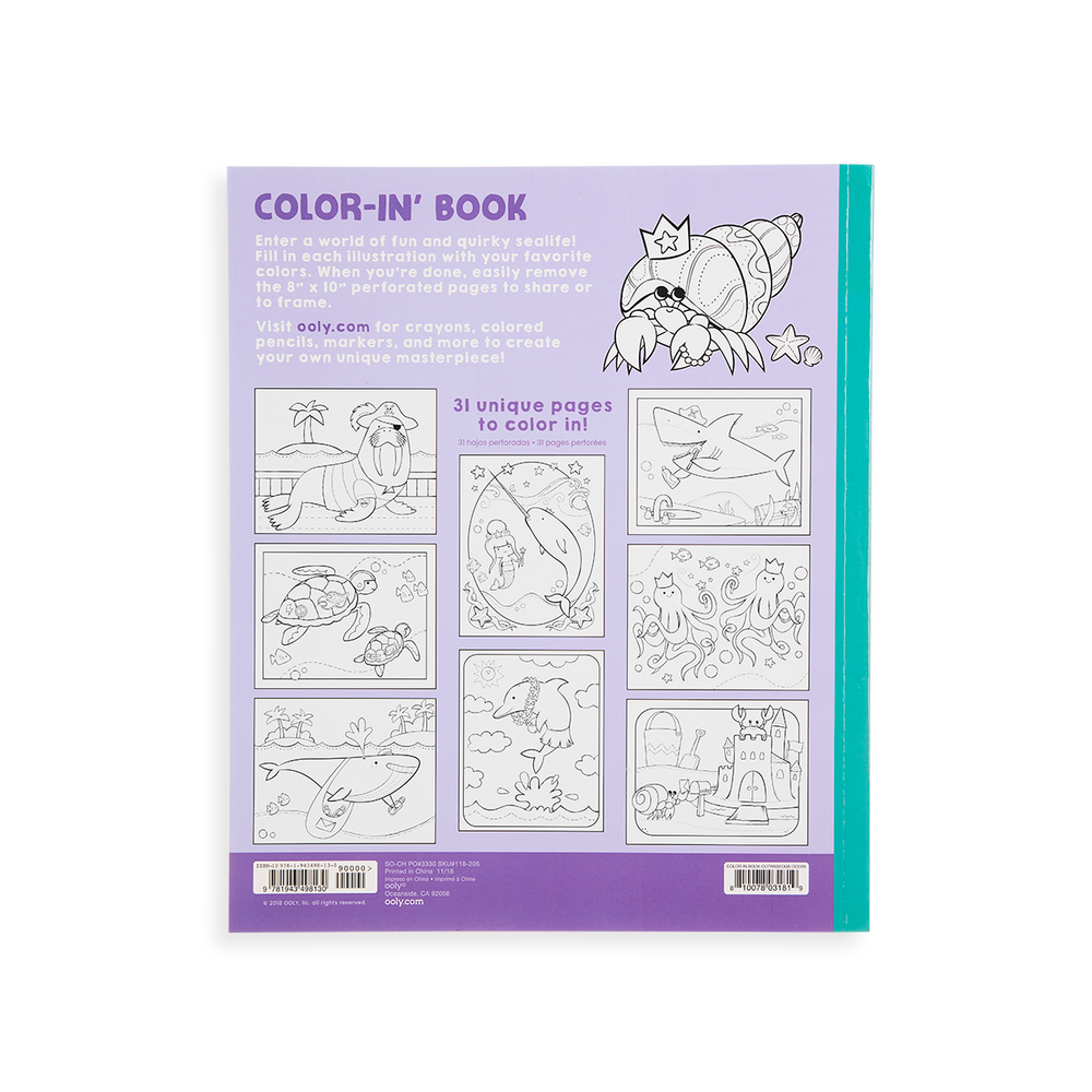 Color-In' Book Outrageous Ocean