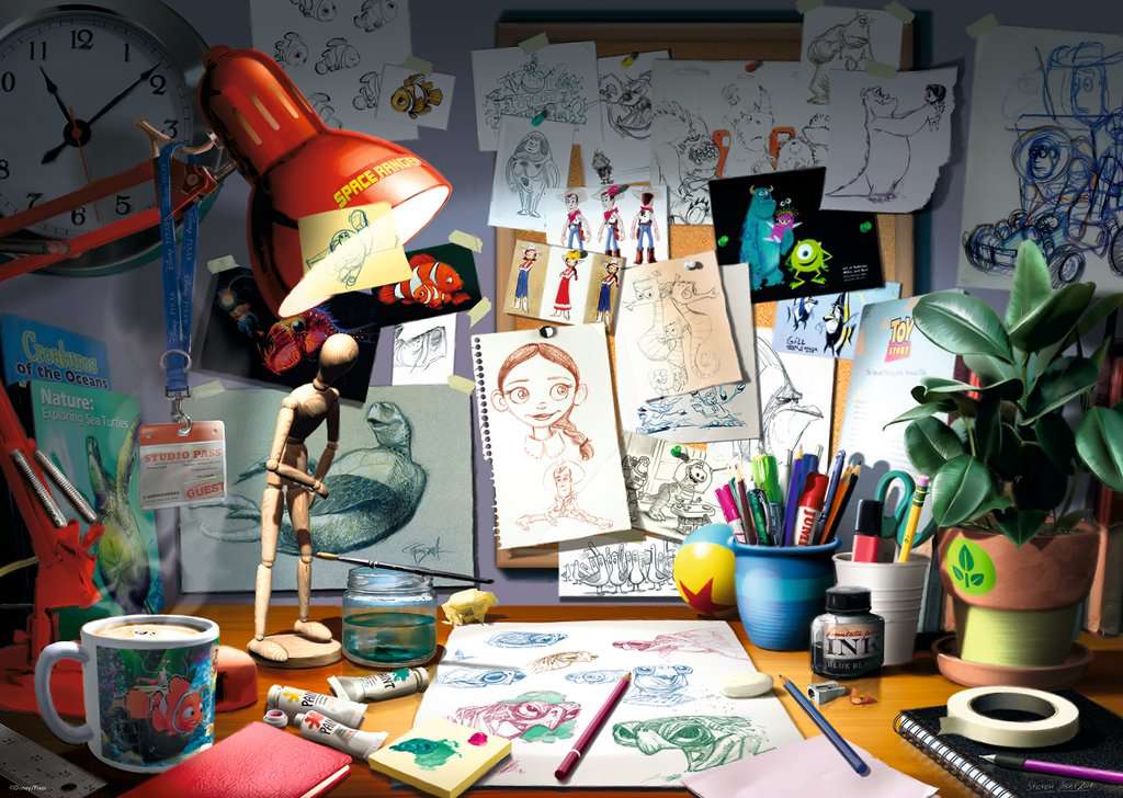 The Artist's Desk 1000pc
