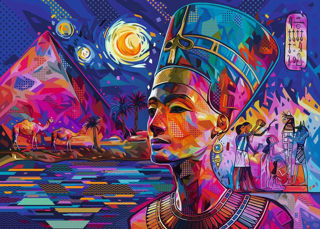 Nefertiti on the Nile 1000pc
