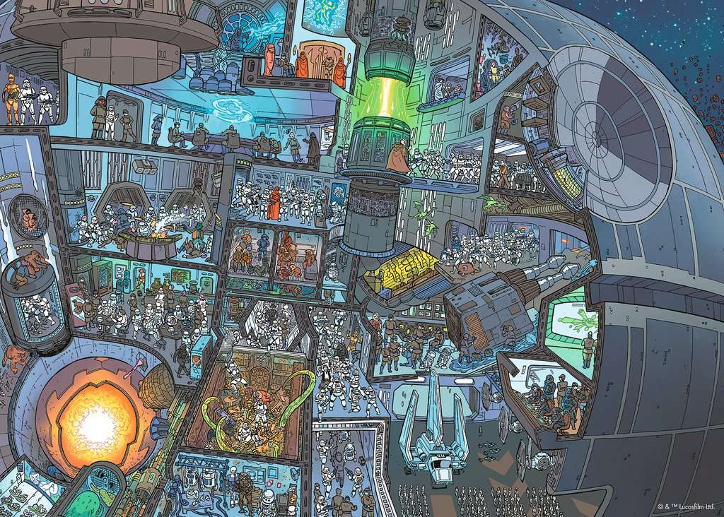 Star Wars Where's Wookie 1000pc