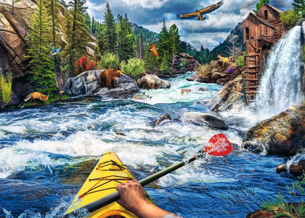 White Water Kayaking 1000pc