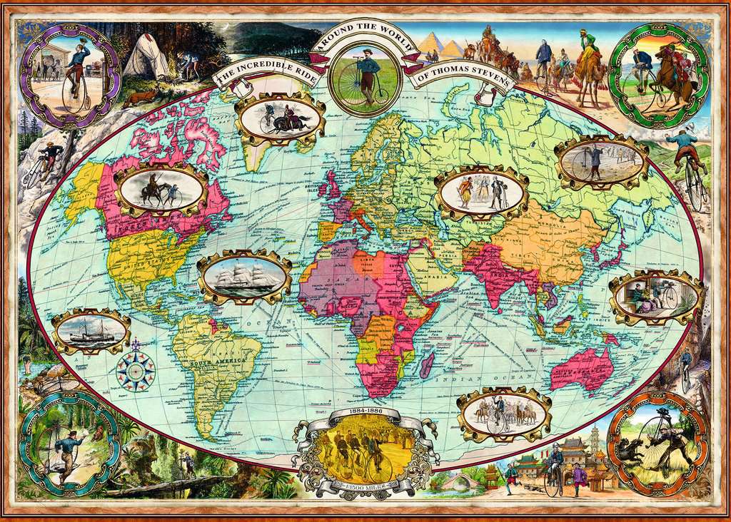 Bicycle Ride Around the World 1000pc