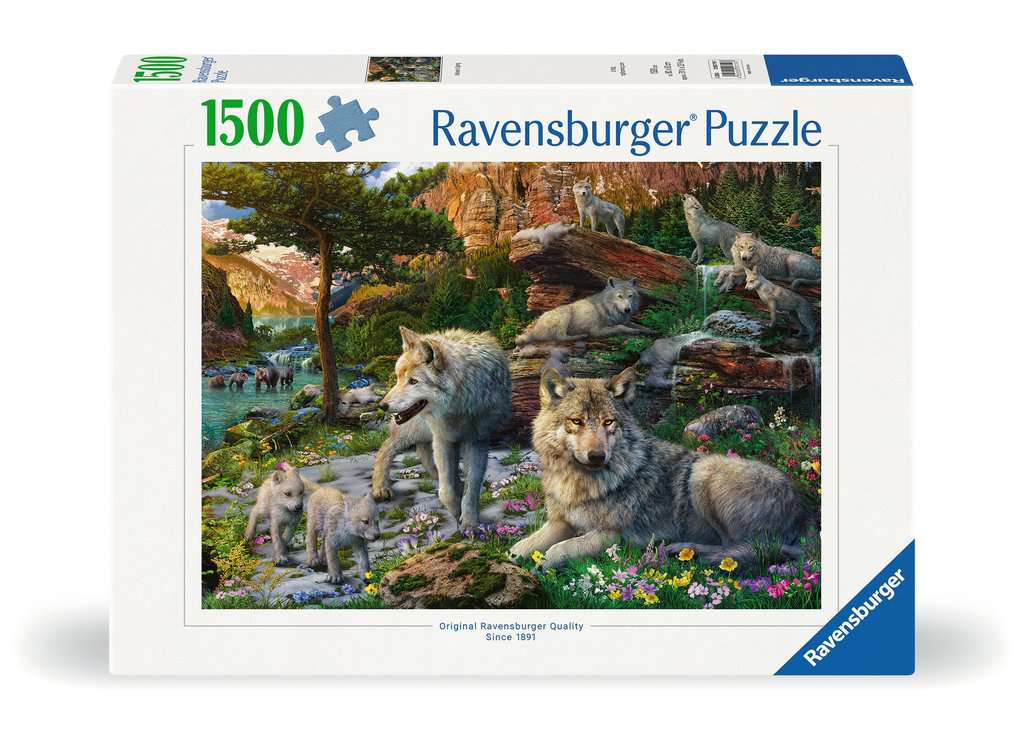 Wolves in Spring 1500pc