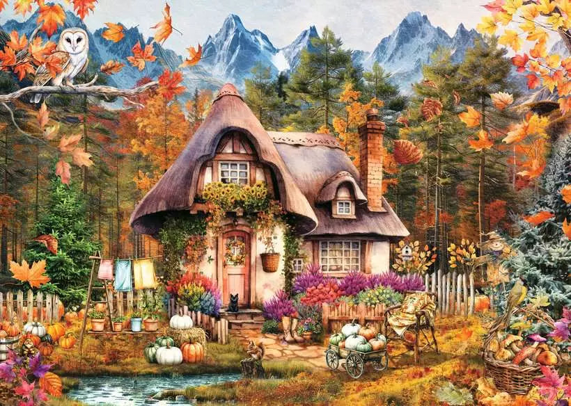 Pumpkin Cottage 1000pc