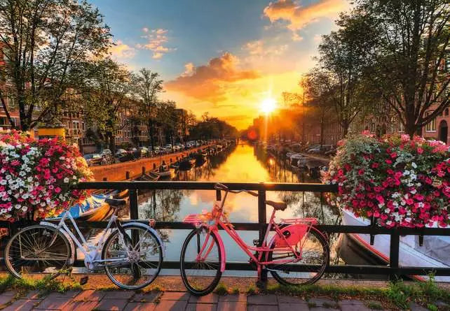 Sunset in Amsterdam XL 200pc