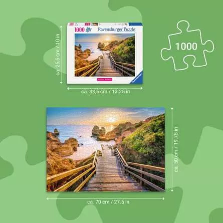 Stairway to Camilo Beach, Algarve 1000pc