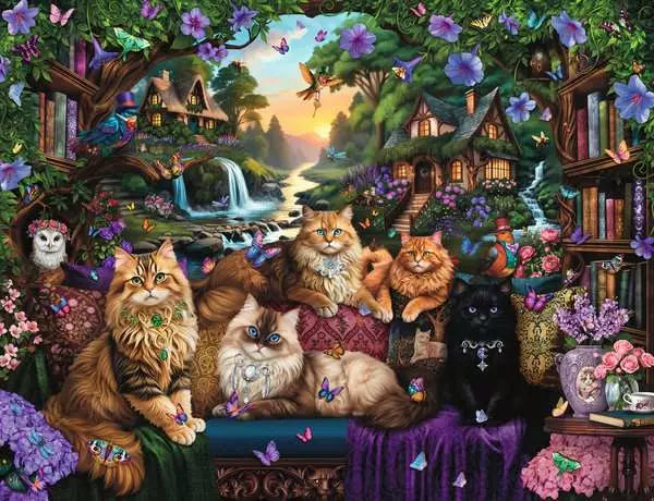 Cat Tail Cottage 2000pc