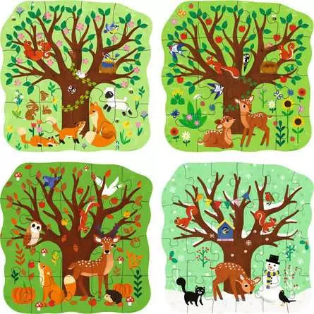 Puzzle Up! Four Seasons 12,16,20,24pc