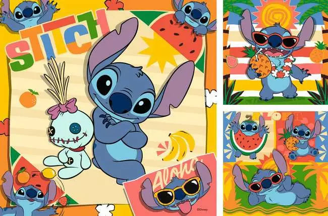 Disney Stitch 3X49pc
