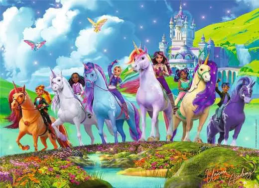 The Magic of Unicorn Academy 200pc XXL jigsaw puzzle