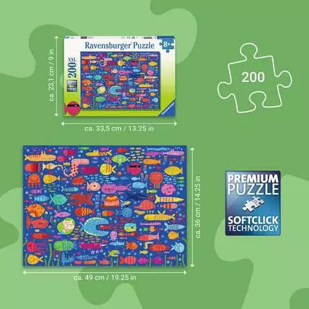 Funny Fish Friends 200pc XXL jigsaw puzzle