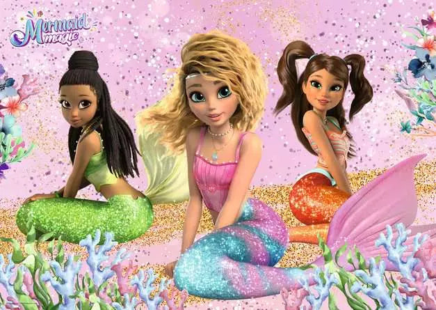 Mermaid Magic 24pc floor puzzle