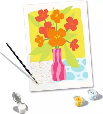 CreArt Oleanders 7X9.5" paint by number