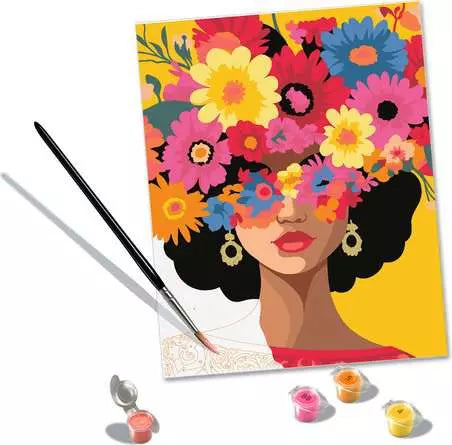 CreArt Blooming Beauty 9.5X12" Paint by Number