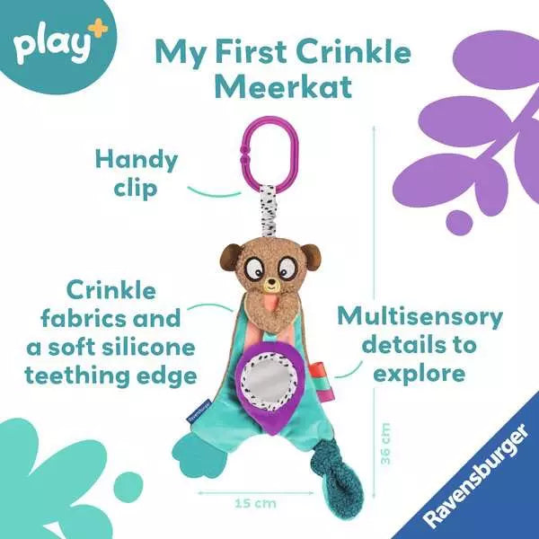 Play & Cuddle, Crinkle & Chew Meercat