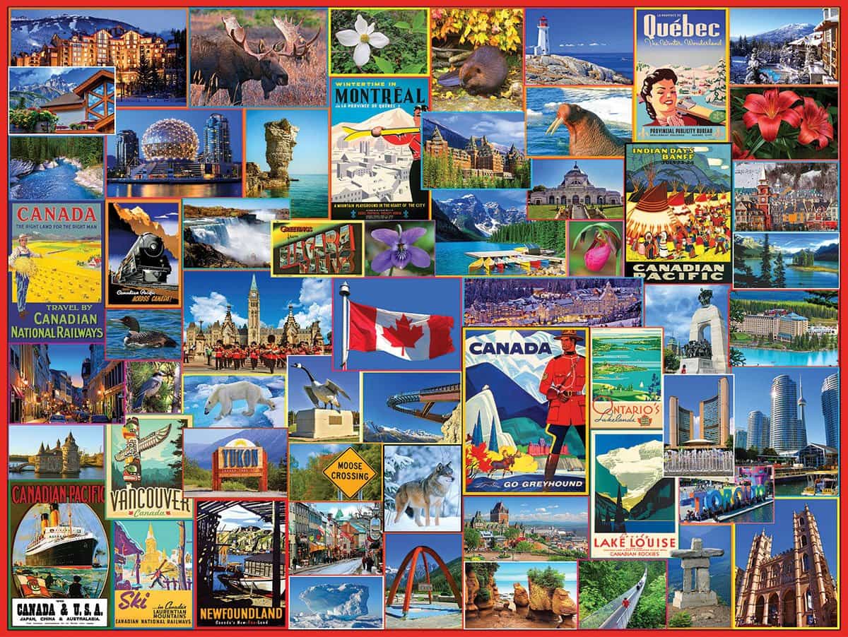 Best Places in Canada 1000pc