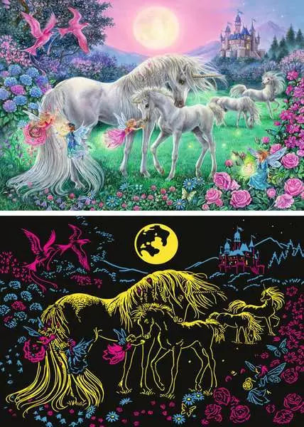 Unicorns in the Moonlight 100pc