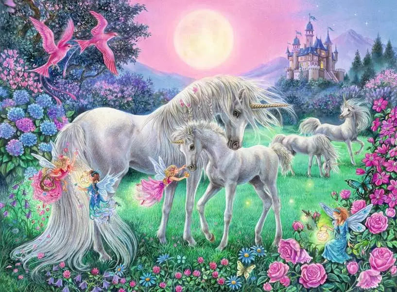 Unicorns in the Moonlight 100pc