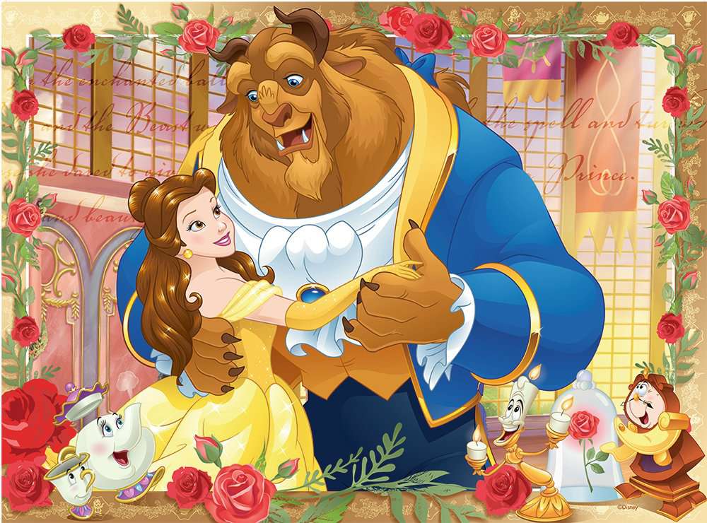 Disney Princess Belle & Beast 100pc