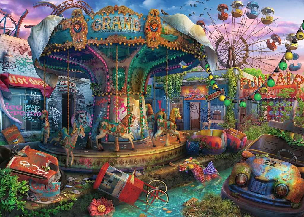 Abandoned Gloomy Carnival 1000pc