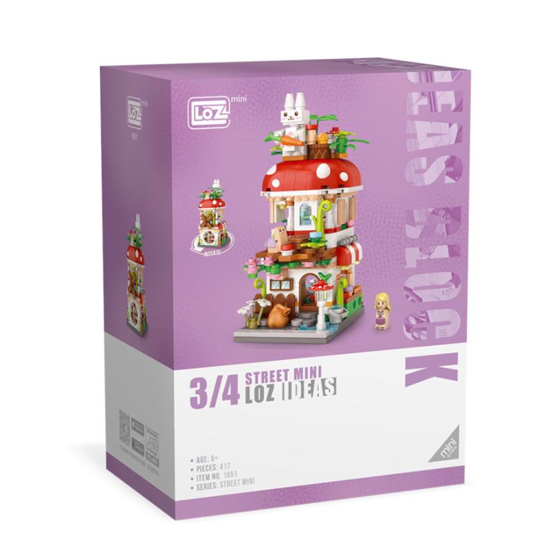 Loz Block Mushroom House