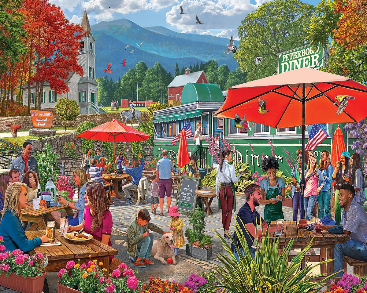 White Mountain Diner 1000pc