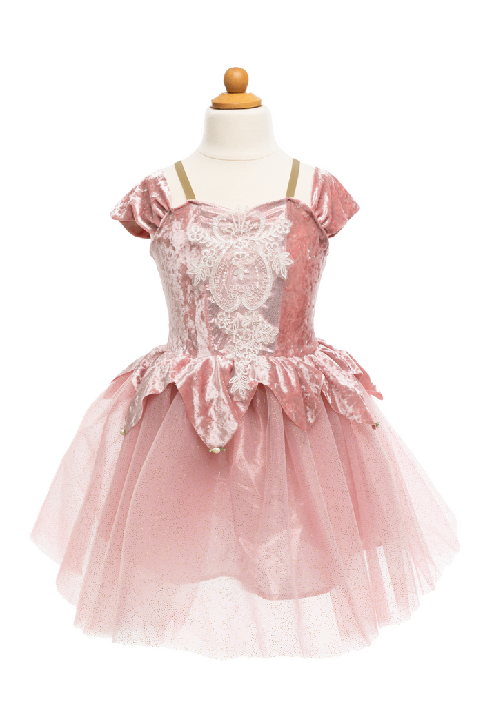 Prima Ballerina Dress, Dusty Rose Size 5-6
