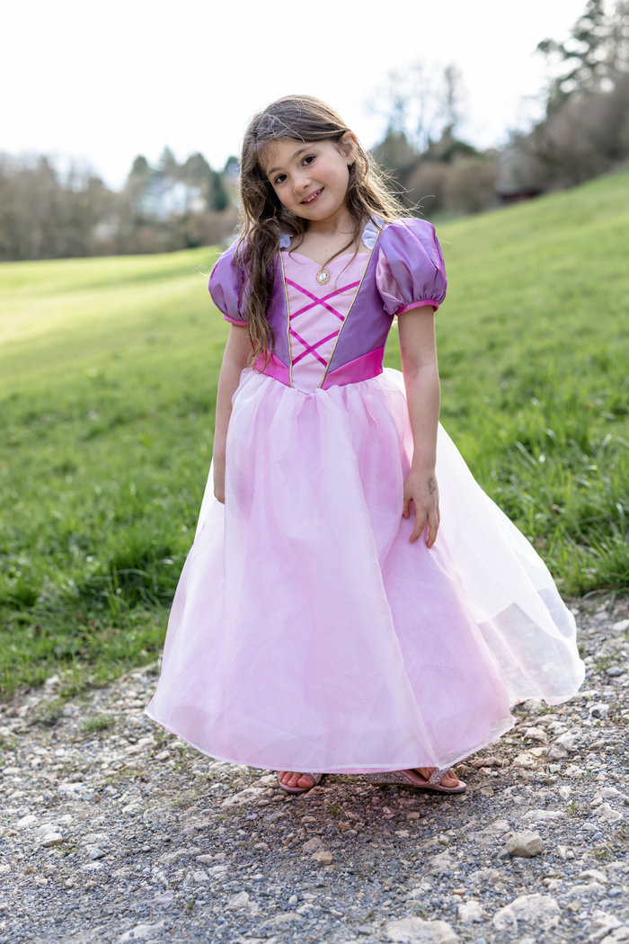 pink princess dress 5t Pink Princess Dress Costume For Toddler Girls 3