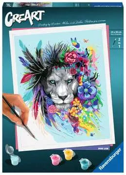 CreArt Boho Lion 9.5X12"