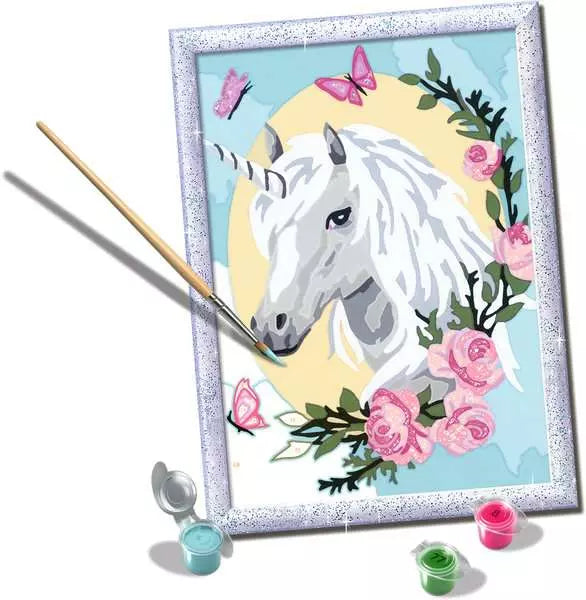 CreArt Unicorn Portrait paint by number