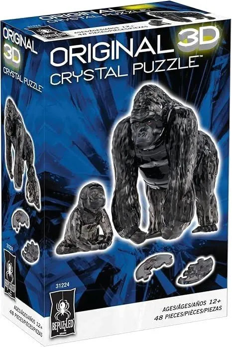 3D Crystal Puzzle Gorilla & Baby
