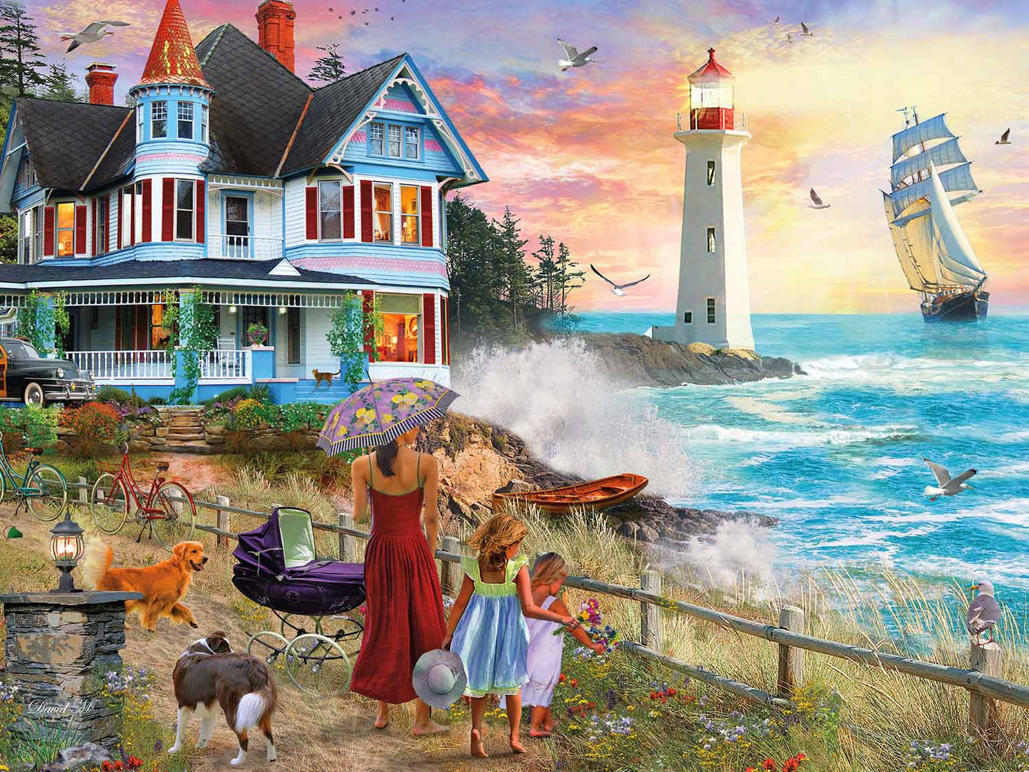 Picking Wildflowers 300pc