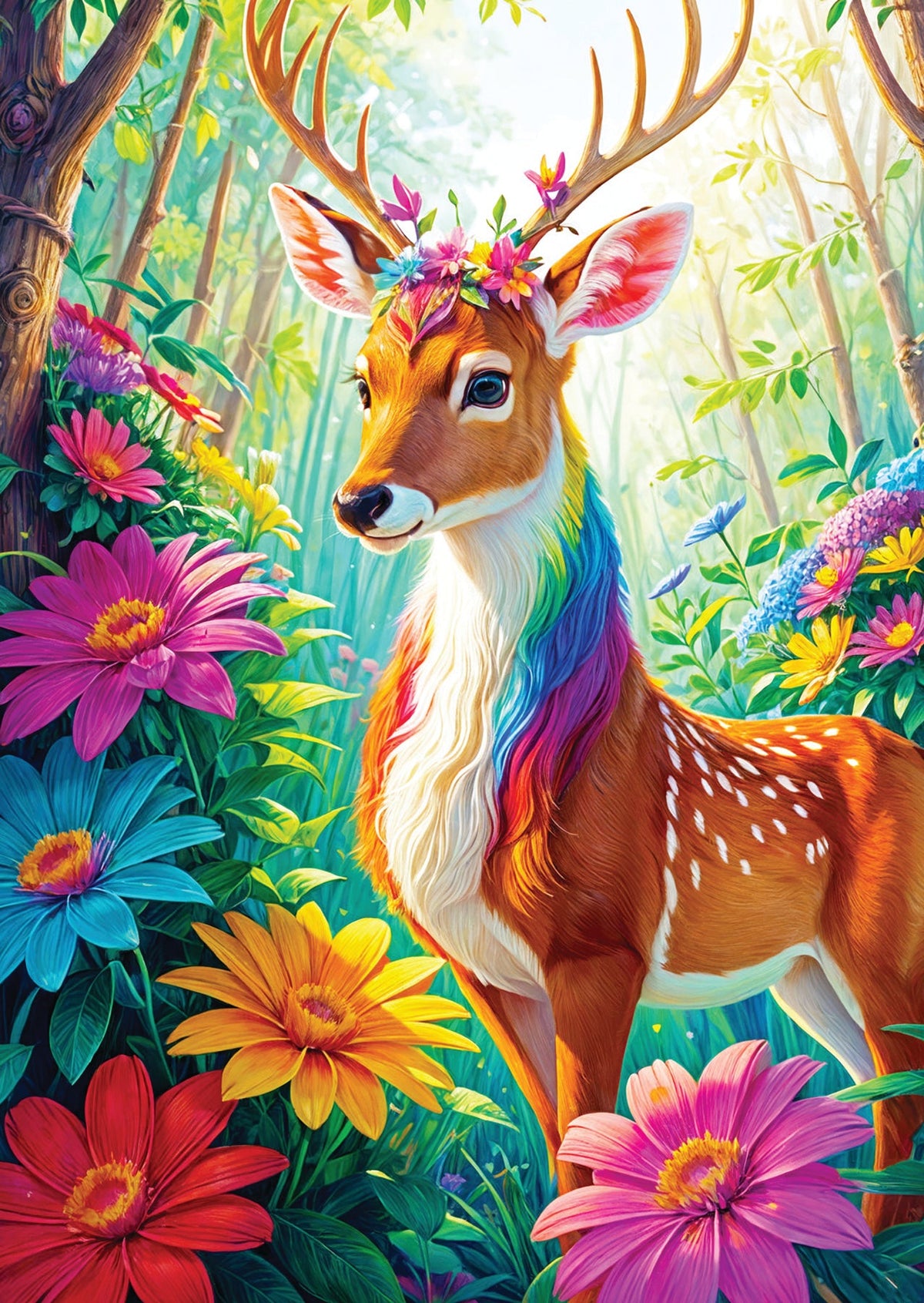 Enjoy - Magical Deer 1000pc jigsaw puzzle