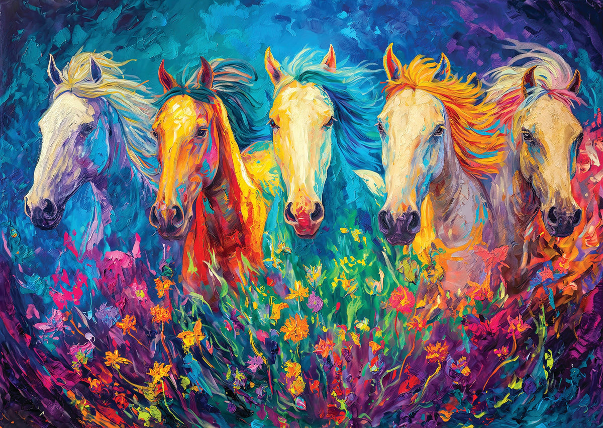 Enjoy - Bright Galloping 1000pc jigsaw puzzle