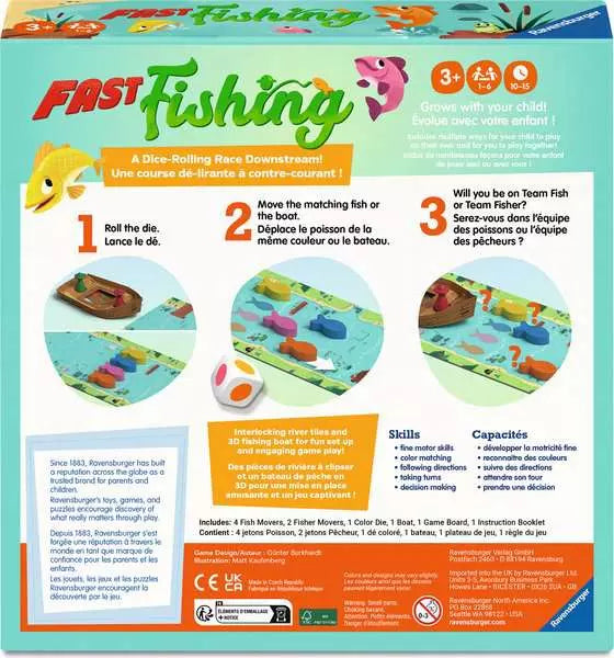 Fast Fishing - A Dice-Rolling Race Downstream!