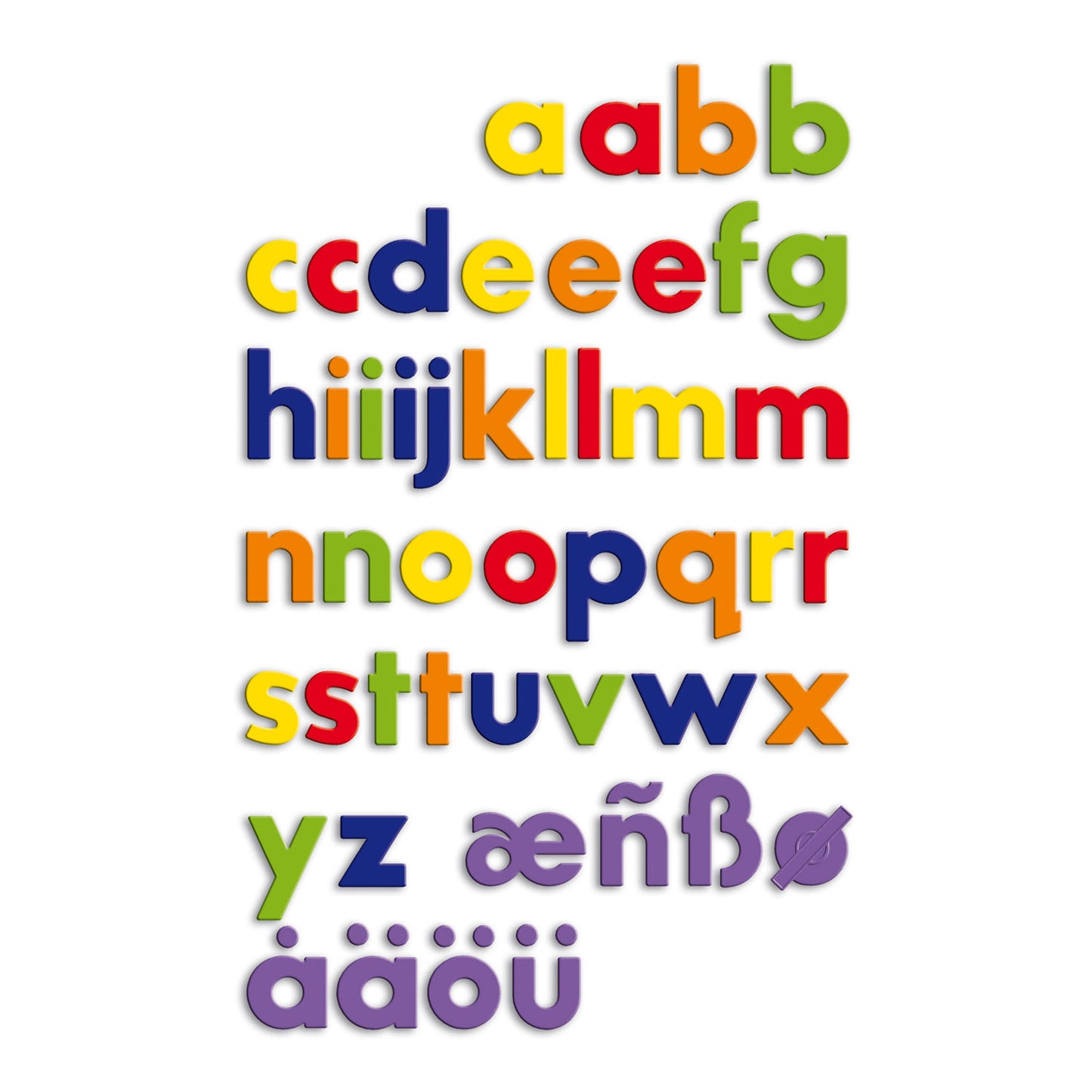 Lower Case Magnetic Letters