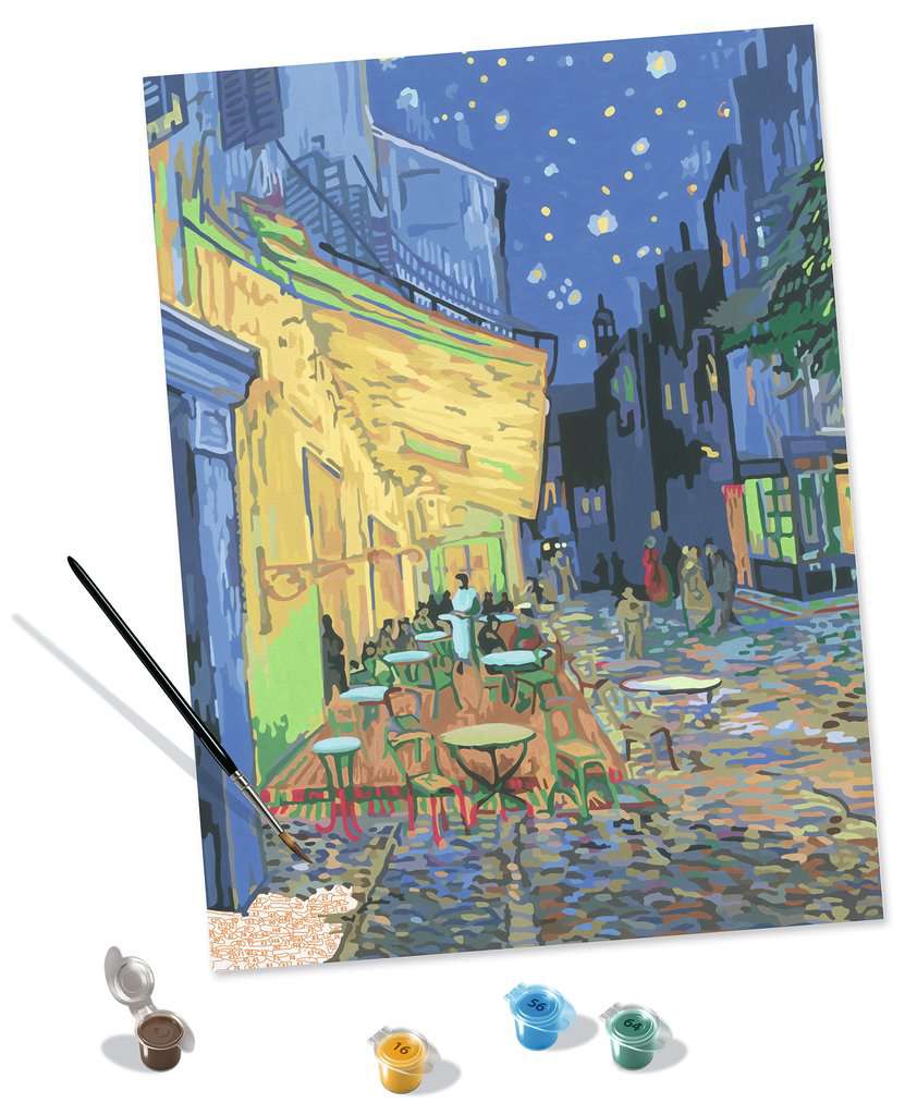CreArt Van Gogh Cafe Terrace at Night 12X16"