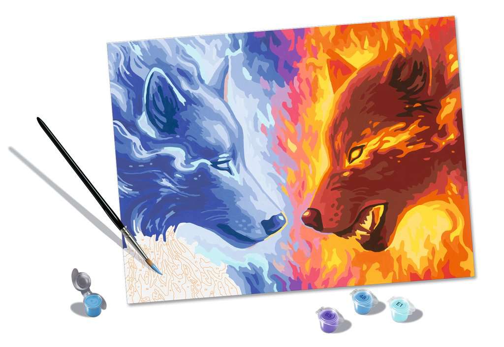 CreArt Fire and Ice 16X12"