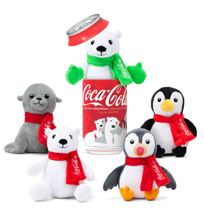 Coca-Cola Pop Can Collectible 5" Plush