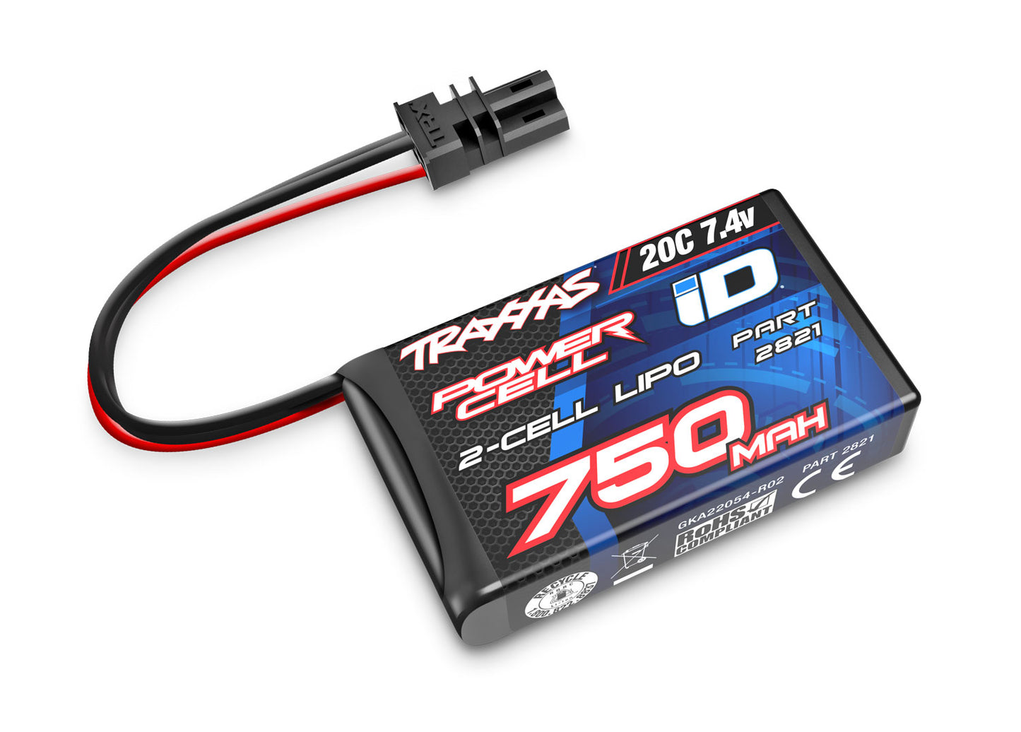 Traxxas 750 mAh 2S 7.4V 20C LiPo Softcase Battery