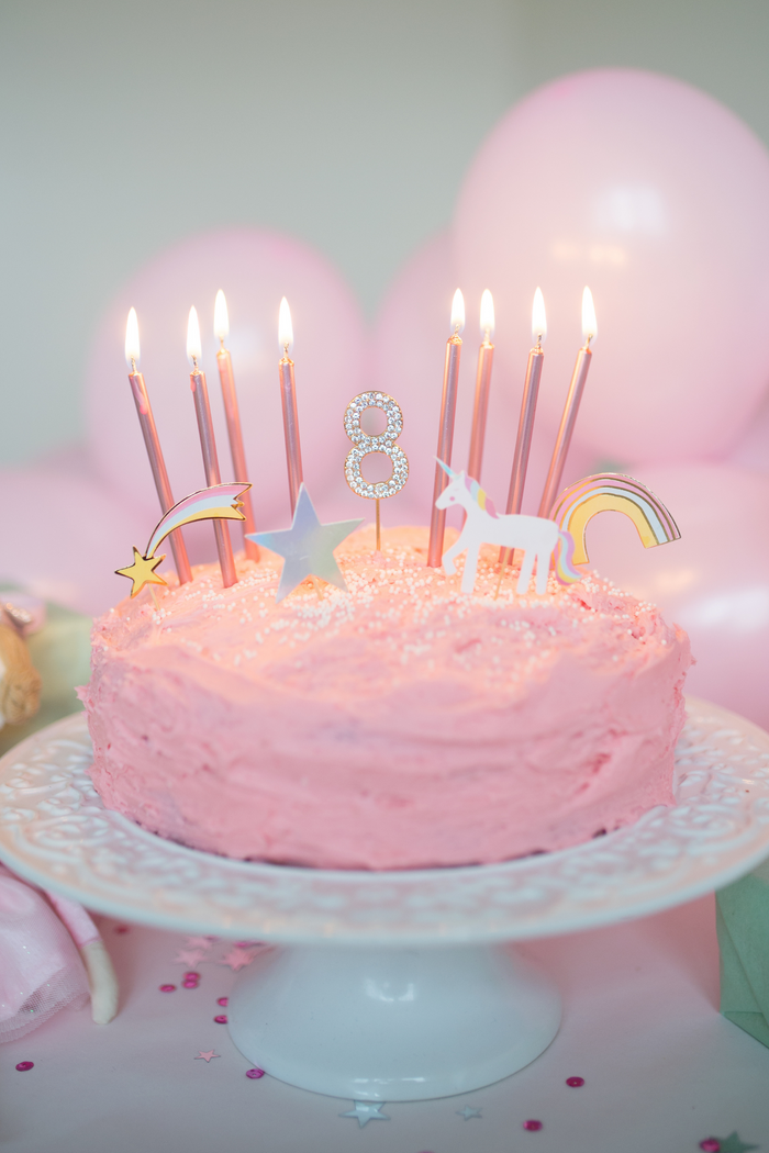 Candles Metallic Pink